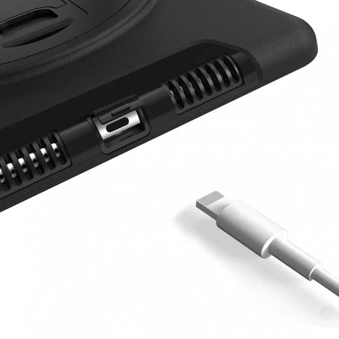 Armor-X Exn Case For iPad 8Th Gen 10.2 (2020 & 2019) Ultimate 3 Layers Shockproof Rugged Case With Hand Strap & Kick Stand- Black - Tashqila Armor-X Exn Case For iPad 8Th Gen 10.2 (2020 & 2019) Ultimate 3 Layers Shockproof Rugged Case With Hand Strap & Kick Stand- Black - Tashqila